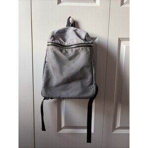 Athleta Light Grey Backpack Nylon Mesh 13x13x5.5